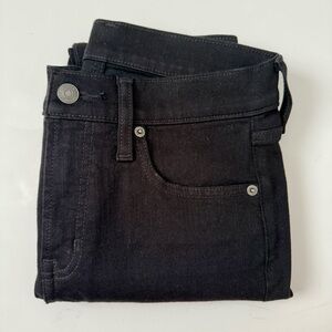 GAP High-Rise True Skinny Jeans Black Petite 27P / 4P